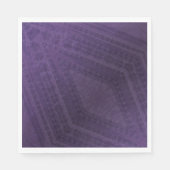 aanvaarding | violet eclectisch boho-patroon servet (Voorkant)