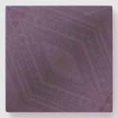 aanvaarding | violet eclectisch boho-patroon stenen onderzetter (Voorkant)