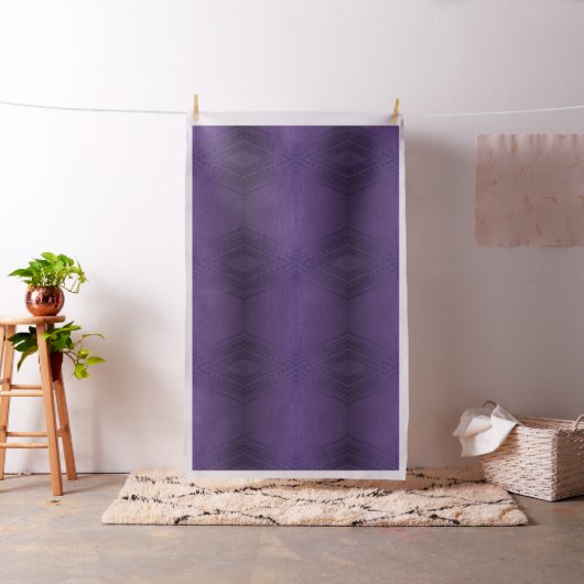aanvaarding | violet eclectisch boho-patroon stof (Voorbeeld)