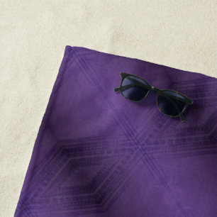 aanvaarding violet eclectisch boho-patroon strandlaken