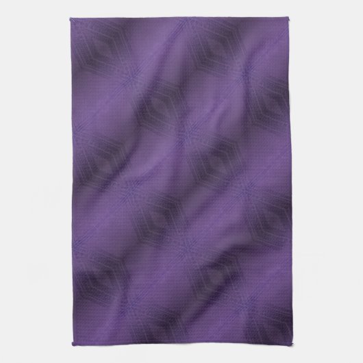 aanvaarding | violet eclectisch boho-patroon theedoek (Verticaal)