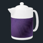 aanvaarding | violet eclectisch boho-patroon theepot<br><div class="desc">Gerichte meditatiepatronen voor bewuste persoonlijke groei, mentale helderheid, energiegenezing en spirituele verlichting. Onze meditatiemedailles en bijbehorende kunstwerken zijn gemaakt met motieven die specifiek zijn voor woorden en zinnen om je te helpen focussen en je persoonlijke groei en spirituele reis te begeleiden. Deze illustratie bestaat uit 5 van de 6 design...</div>