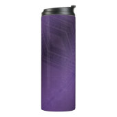 aanvaarding | violet eclectisch boho-patroon thermosbeker (Gedraaid links)