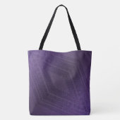 aanvaarding | violet eclectisch boho-patroon tote bag (Achterkant)