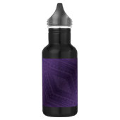 aanvaarding | violet eclectisch boho-patroon waterfles  (Links)