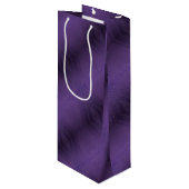 aanvaarding | violet eclectisch boho-patroon wijn cadeautas (Voorkant Gekanteld)