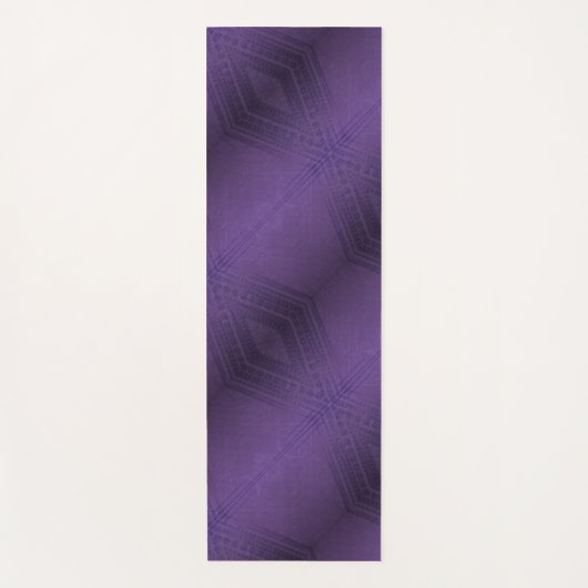 aanvaarding | violet eclectisch boho-patroon yogamat (Voorkant)