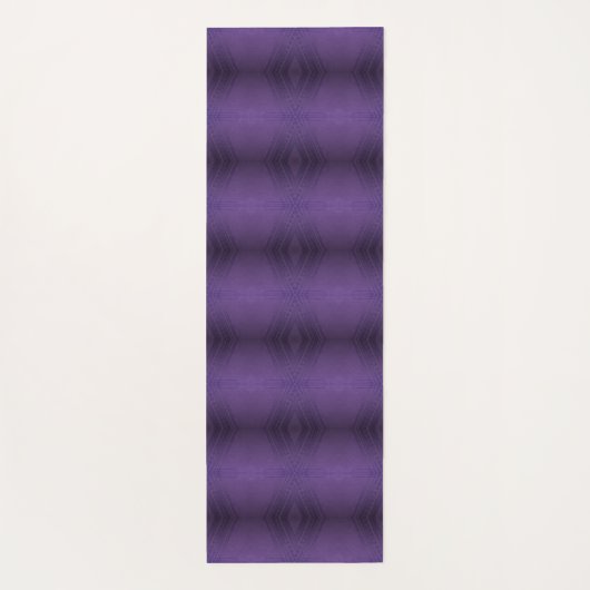 aanvaarding | violet eclectisch boho-patroon yogamat (Achterkant)