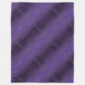 aanvaarding | Violet Medallions Meditatie Fleece Deken (Voorkant)