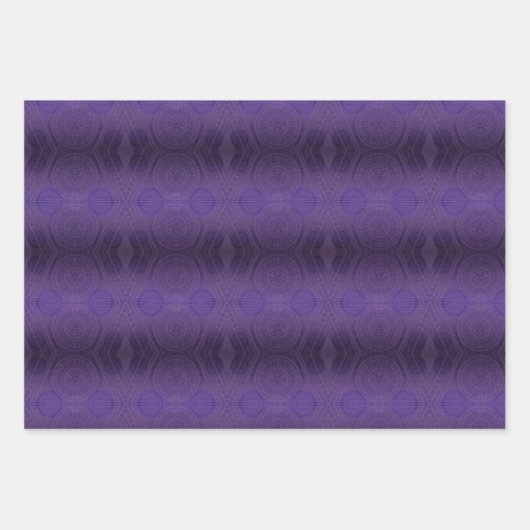 aanvaarding | Violet Medallions Meditatie Inpakpapier Vel (Voorkant 2)