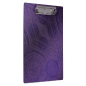 aanvaarding | Violet Medallions Meditatie Klembord (Rechts)