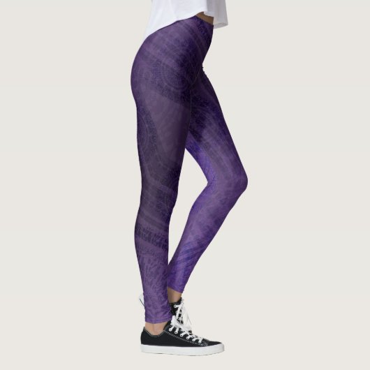 aanvaarding | Violet Medallions Meditatie Leggings (Rechts)