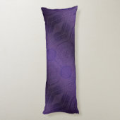 aanvaarding | Violet Medallions Meditatie Lichaamskussen (Achterkant (Verticaal))