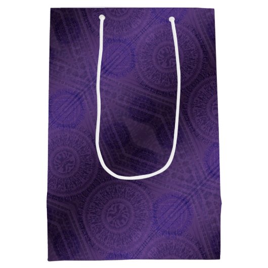 aanvaarding | Violet Medallions Meditatie Medium Cadeauzakje (Achterkant)