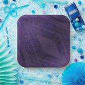 aanvaarding | Violet Medallions Meditatie Papieren Bordje (Feest)