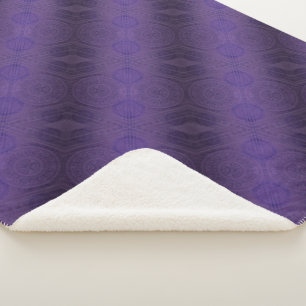 aanvaarding   Violet Medallions Meditatie Sherpa Deken