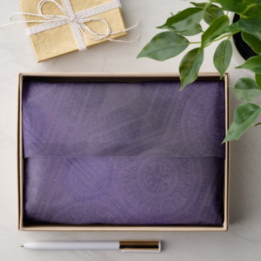 aanvaarding | Violet Medallions Meditatie Tissuepapier (Geschenk)
