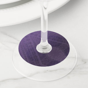 aanvaarding   Violet Medallions Meditatie Wijnglaslabel