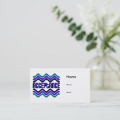 Aanvaarding Visitekaartje (Staand voorkant)