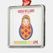 AanvaardingsOrnament Russian Matryoshka Keepomwill Metalen Ornament (Links)