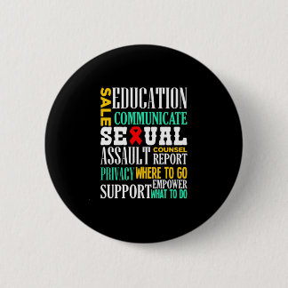 Aanval bewustzijn ronde button 5,7 cm