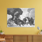 Aanval Canvas Afdruk (Insitu (Woonkamer))