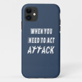 Aanval Case-Mate iPhone Case (Achterkant)