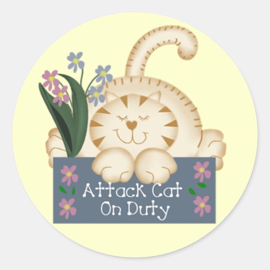 Aanval Cat op Duty Stickers (Voorkant)