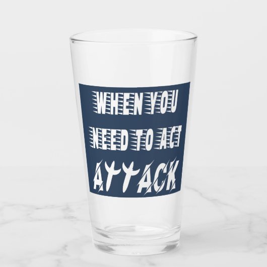 Aanval Glas (Voorkant)