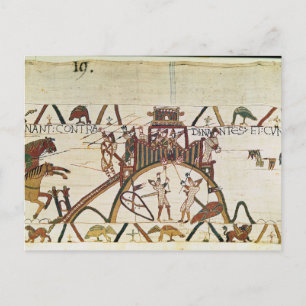 Aanval in de stad Dinan Briefkaart