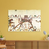 Aanval in de stad Dinan Canvas Afdruk (Insitu (Woonkamer))