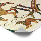 Aanval in de stad Dinan Poster (Hoek)