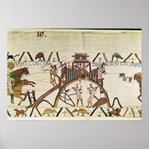 Aanval in de stad Dinan Poster