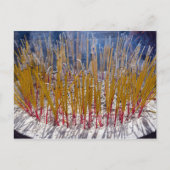 Aanval in een tempel - Zhongdian, Yunnan, China Briefkaart (Voorkant)