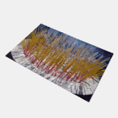 Aanval in een tempel - Zhongdian, Yunnan, China Deurmat (Schuin)