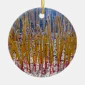 Aanval in een tempel - Zhongdian, Yunnan, China Keramisch Ornament (Voorkant)