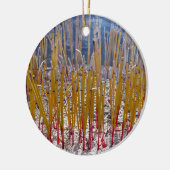 Aanval in een tempel - Zhongdian, Yunnan, China Keramisch Ornament (Links)