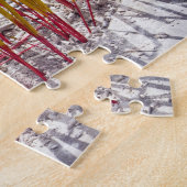 Aanval in een tempel - Zhongdian, Yunnan, China Legpuzzel (Zijkant)