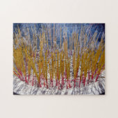 Aanval in een tempel - Zhongdian, Yunnan, China Legpuzzel (Horizontaal)