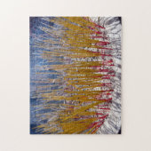 Aanval in een tempel - Zhongdian, Yunnan, China Legpuzzel (Verticaal)