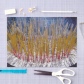 Aanval in een tempel, Zhongdian, Yunnan - China Tissuepapier (Craft)