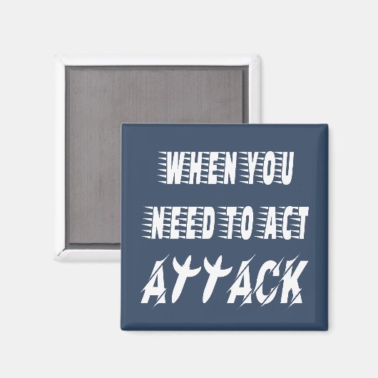 Aanval Magneet (Voorkant / Achterkant)