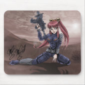 aanval met anime mousepad muismat (Voorkant)