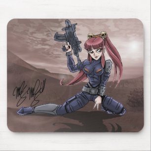 aanval met anime mousepad muismat