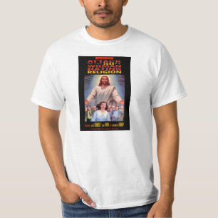 Aanval op de 50-voetgangergodsdienst t-shirt