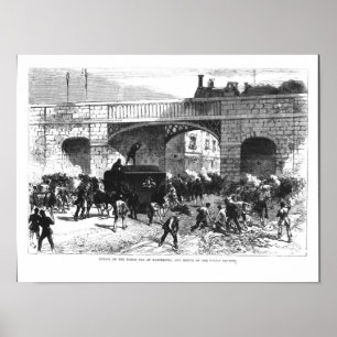 Aanval op de gevangenis Van in Manchester Poster