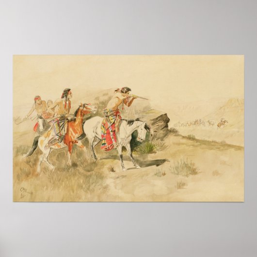 Aanval op de Muleteers Poster (Voorkant)