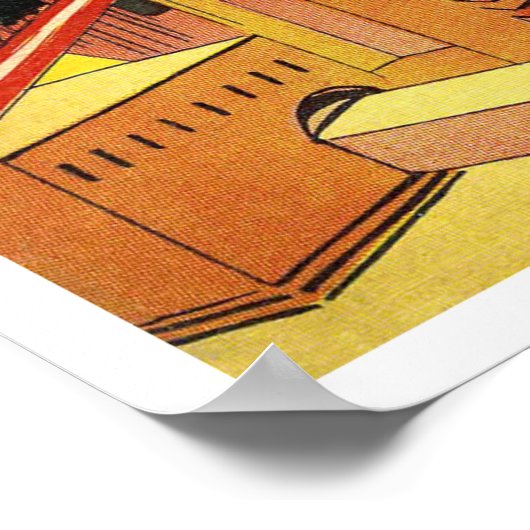 Aanval op de planeet Mars (1951) Poster (Hoek)