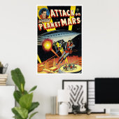 Aanval op de planeet Mars (1951) Poster (Thuiskantoor)