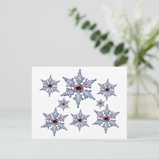 Aanval op de Snowflake Zombies! Briefkaart (Staand voorkant)